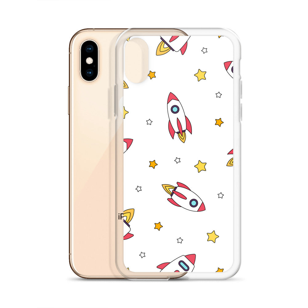 Spaceship Rockets iPhone Case