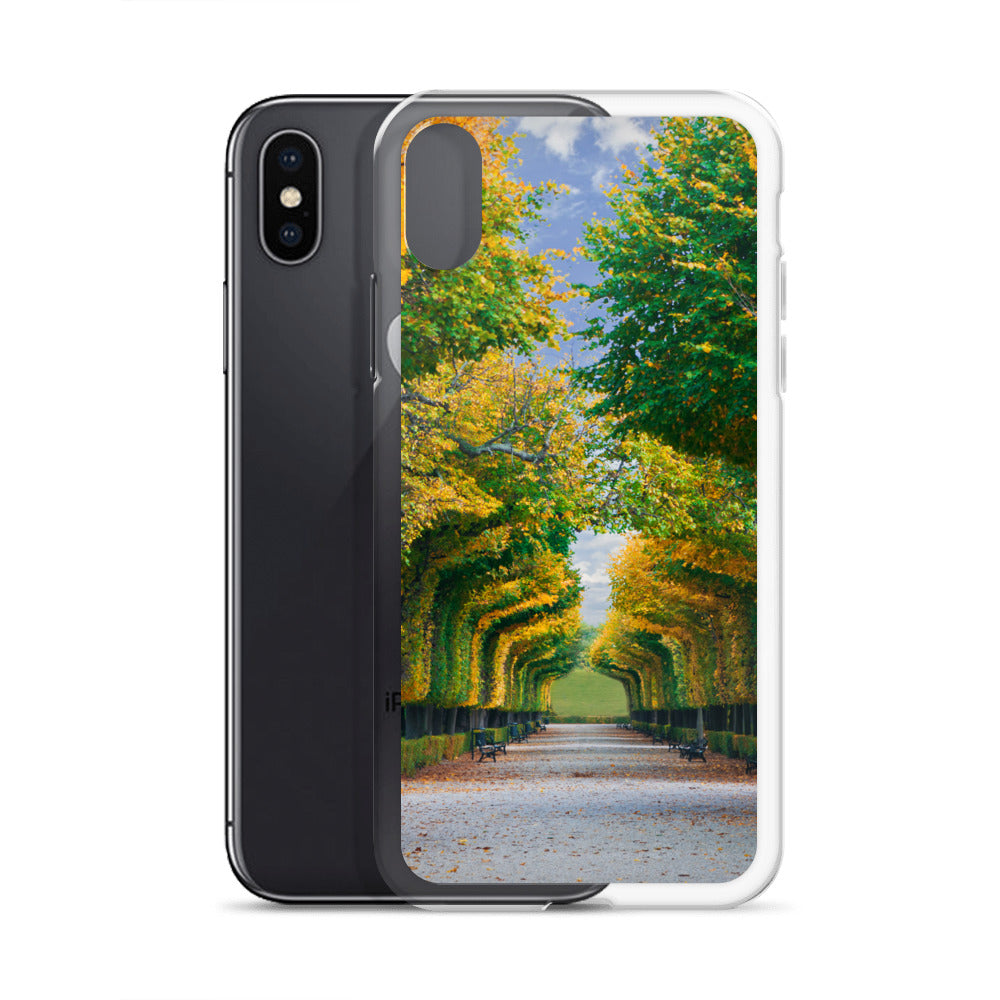 Fall Autumn Leaves Pathway iPhone Case