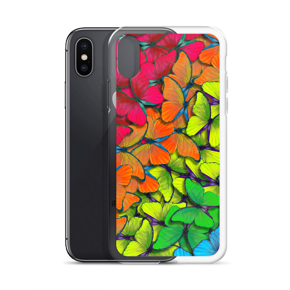 Rainbow Butterflies iPhone Case