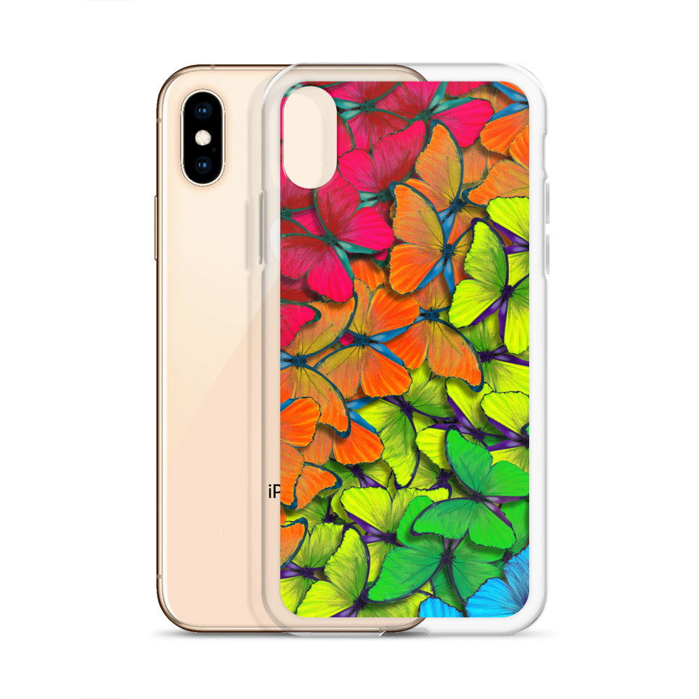 Rainbow Butterflies iPhone Case