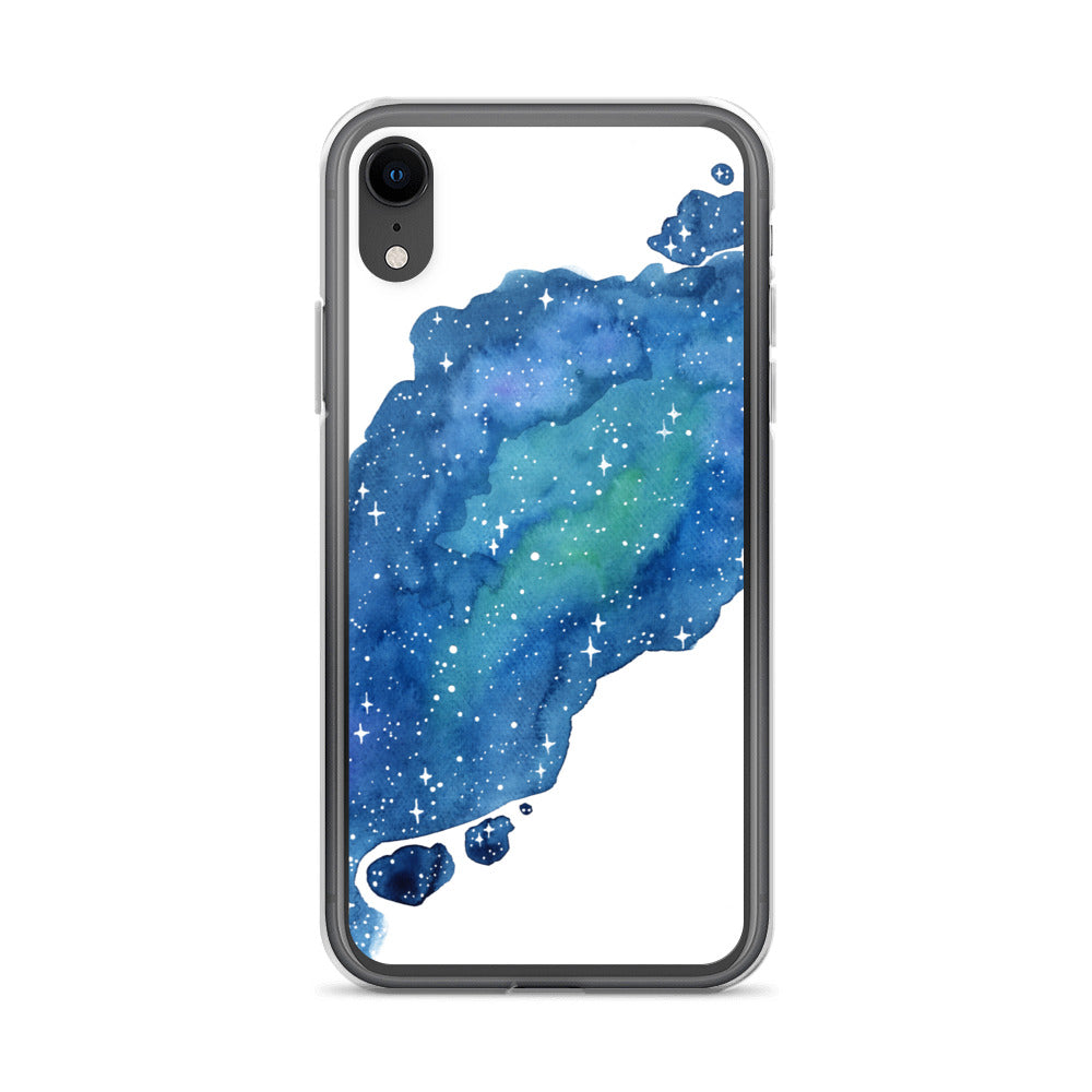 Watercolor Galaxy Aurora iPhone Case