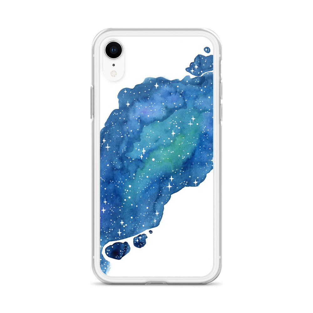 Watercolor Galaxy Aurora iPhone Case