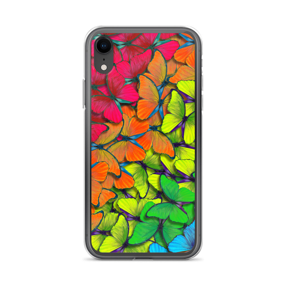 Rainbow Butterflies iPhone Case