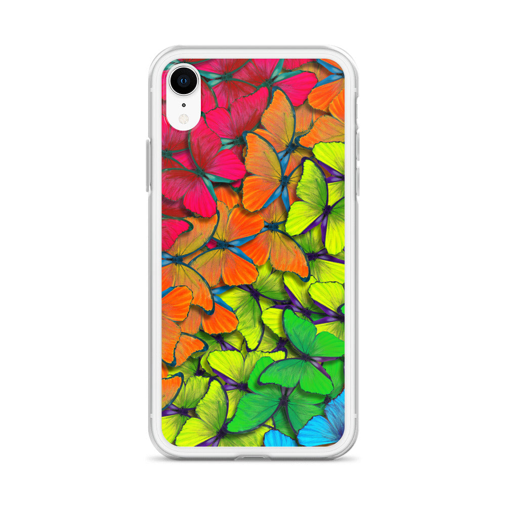 Rainbow Butterflies iPhone Case