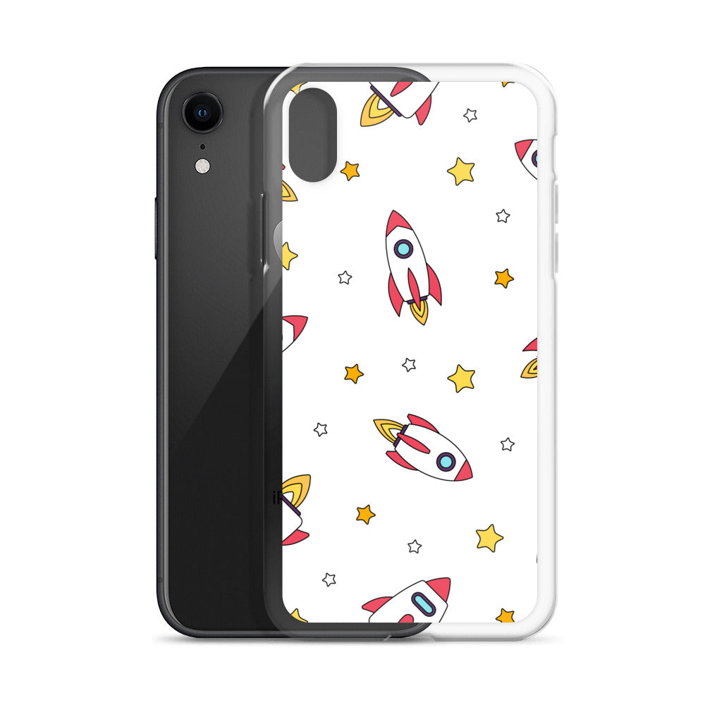 Spaceship Rockets iPhone Case