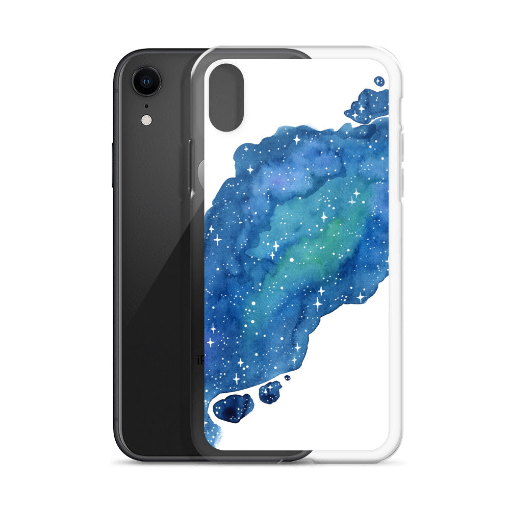 Watercolor Galaxy Aurora iPhone Case