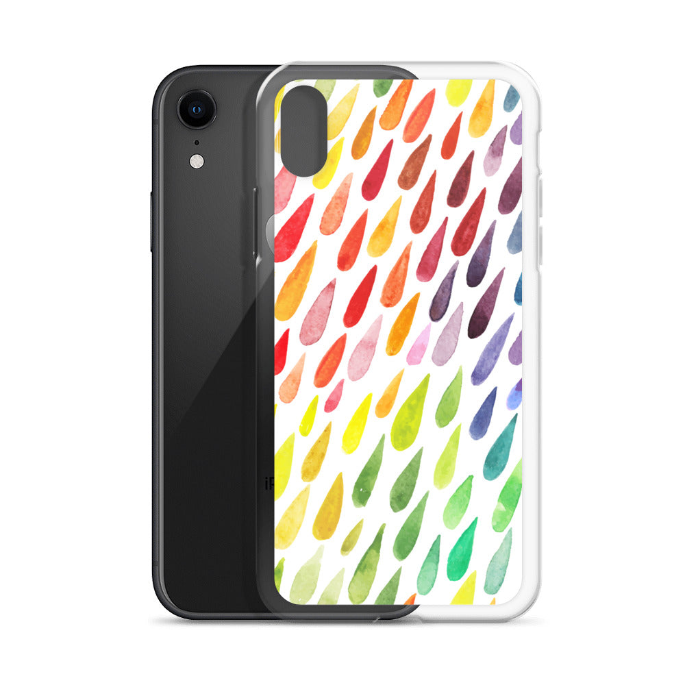 Colorful Raindrops iPhone Case