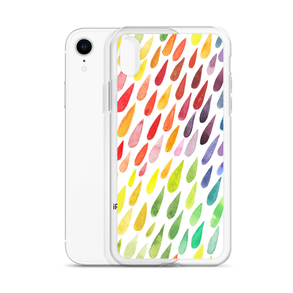 Colorful Raindrops iPhone Case