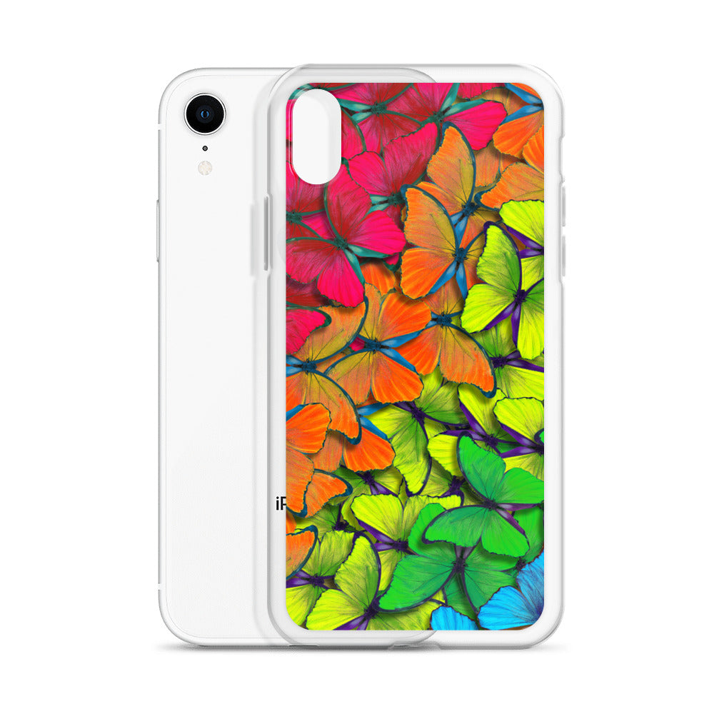 Rainbow Butterflies iPhone Case