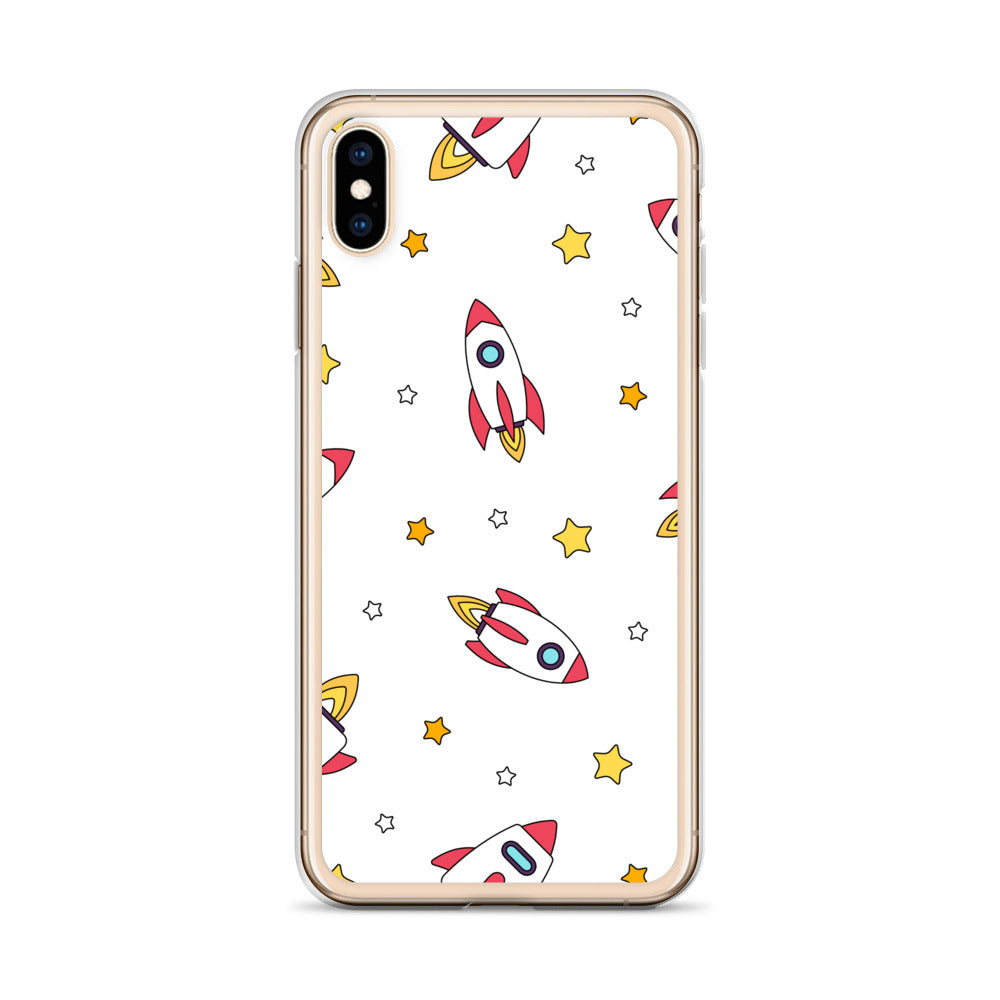 Spaceship Rockets iPhone Case