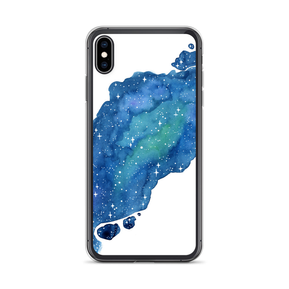 Watercolor Galaxy Aurora iPhone Case