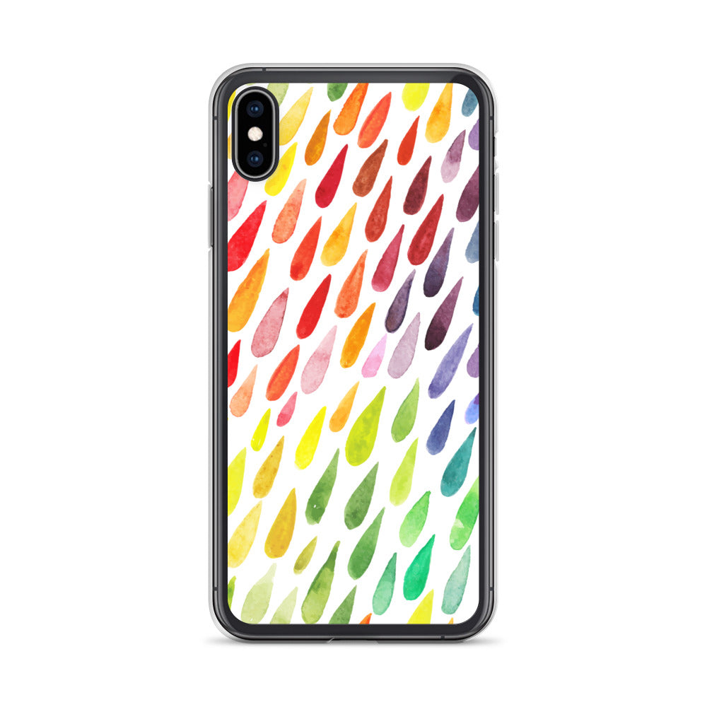 Colorful Raindrops iPhone Case