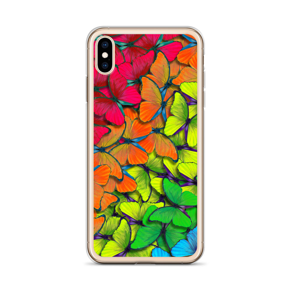 Rainbow Butterflies iPhone Case