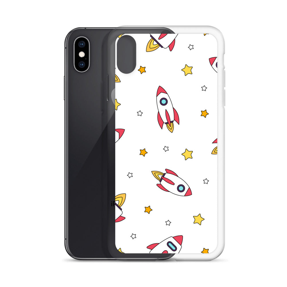 Spaceship Rockets iPhone Case