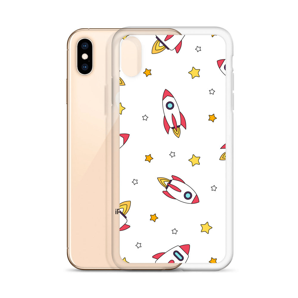 Spaceship Rockets iPhone Case