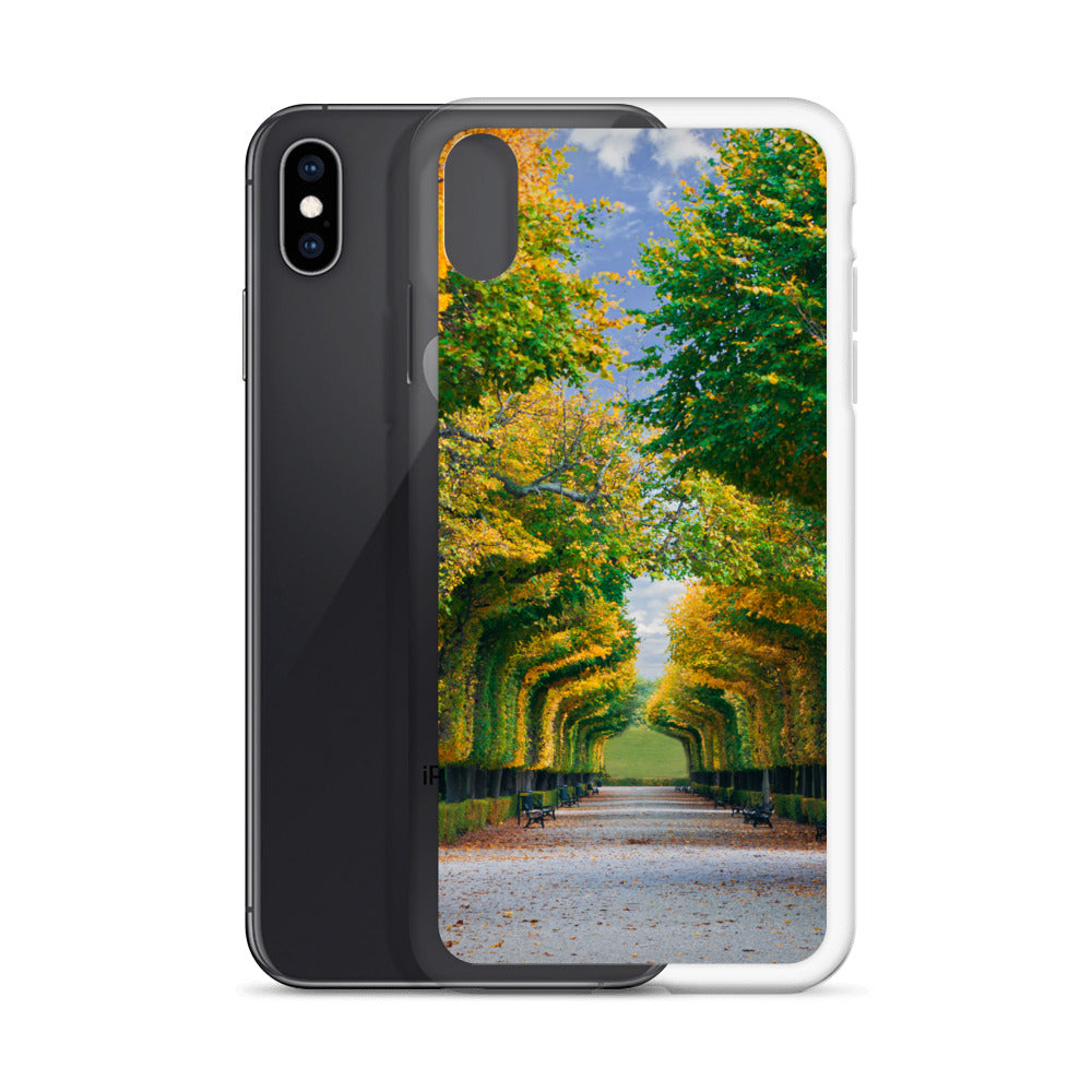 Fall Autumn Leaves Pathway iPhone Case