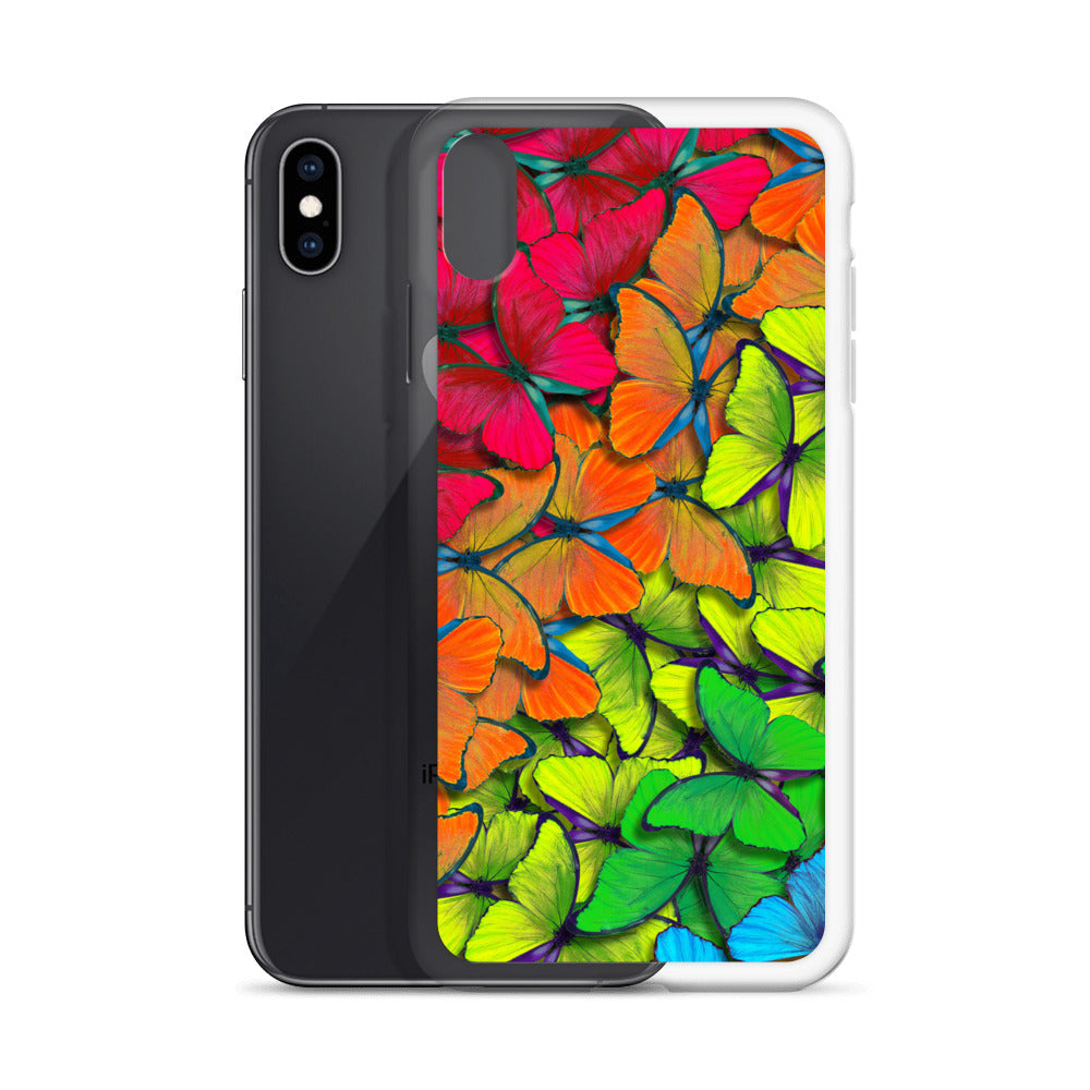 Rainbow Butterflies iPhone Case