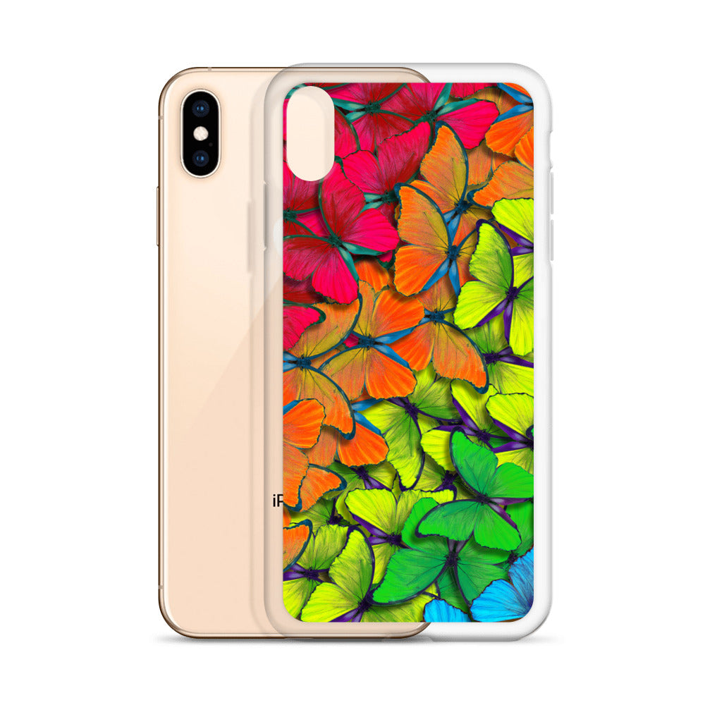 Rainbow Butterflies iPhone Case