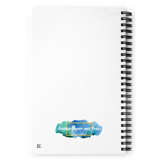 Watercolor Trees Spiral notebook