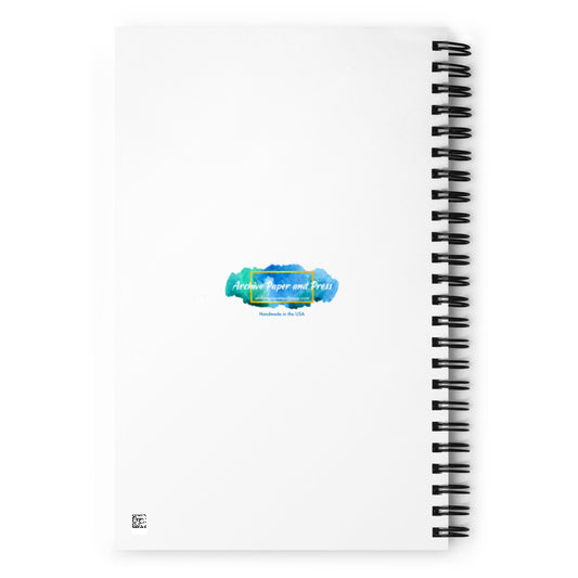 Green Floral Tropical Leaves Spiral notebook