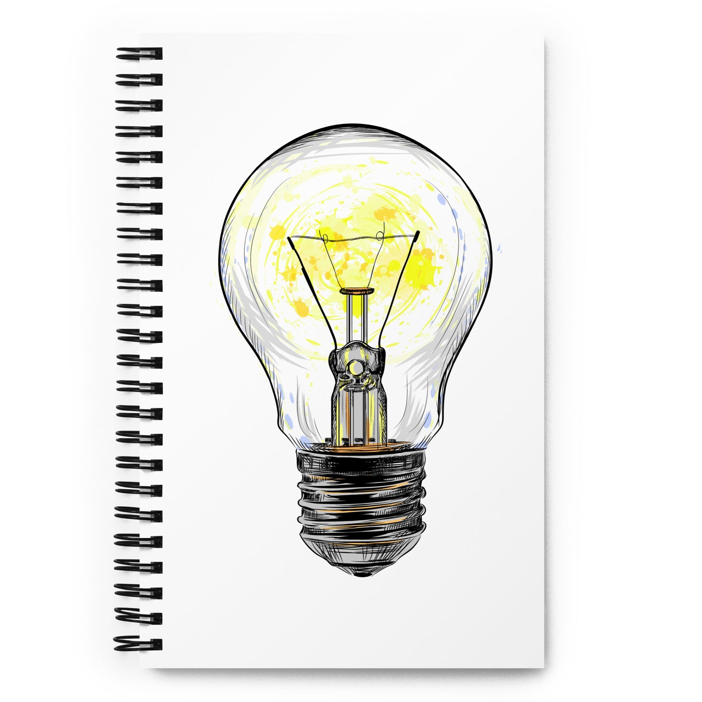 Light Bulb Ideas Spiral notebook