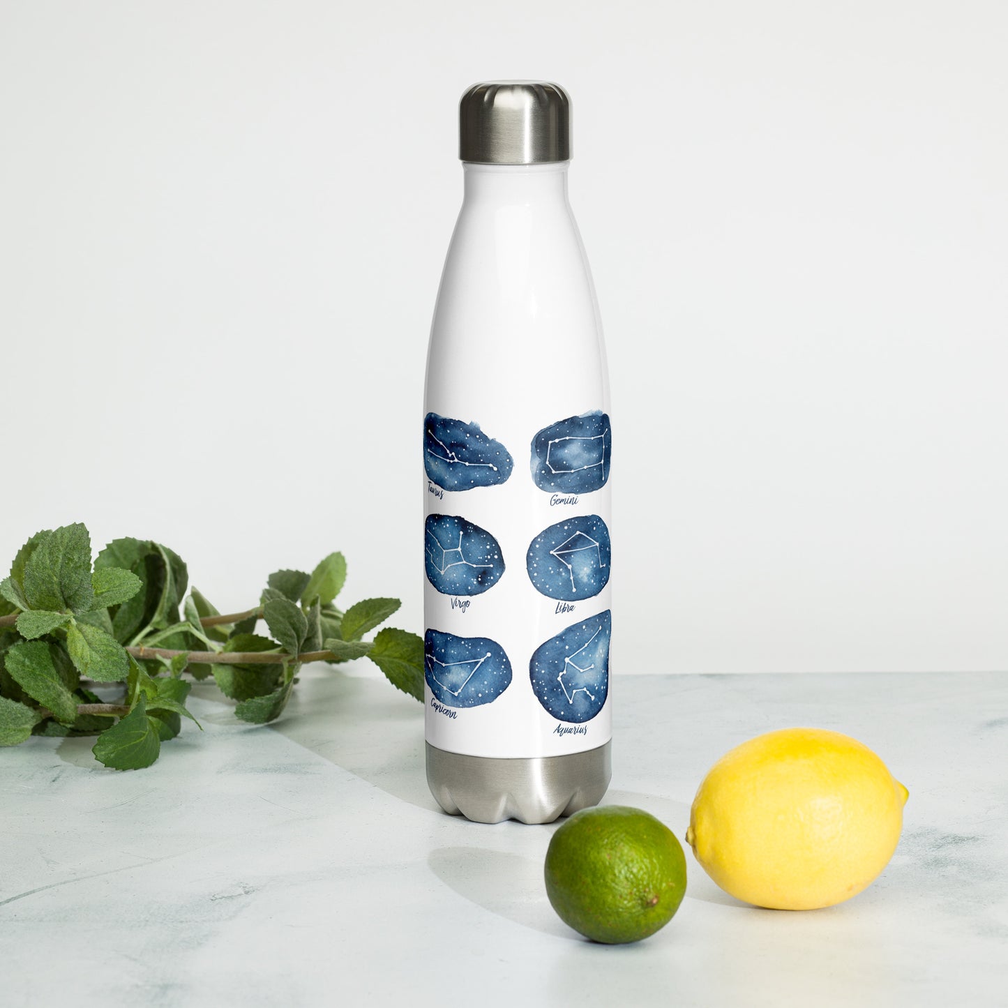 Constellations Zodiac Stainless Steel Water Bottle