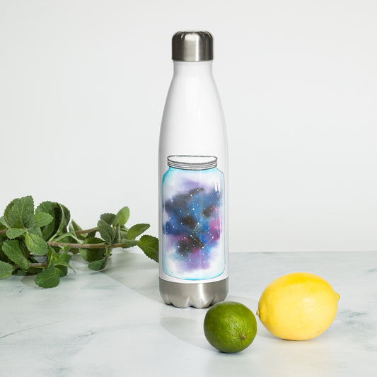 Galaxy Mason Jar Stainless Steel Water Bottle