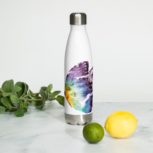 Watercolor Butterly Stainless Steel Water Bottle