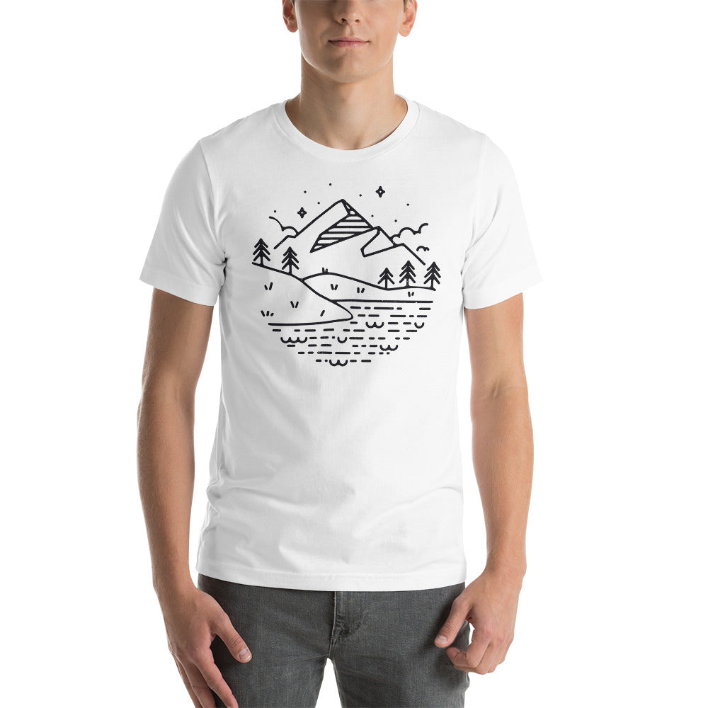 Mountains Unisex t-shirt