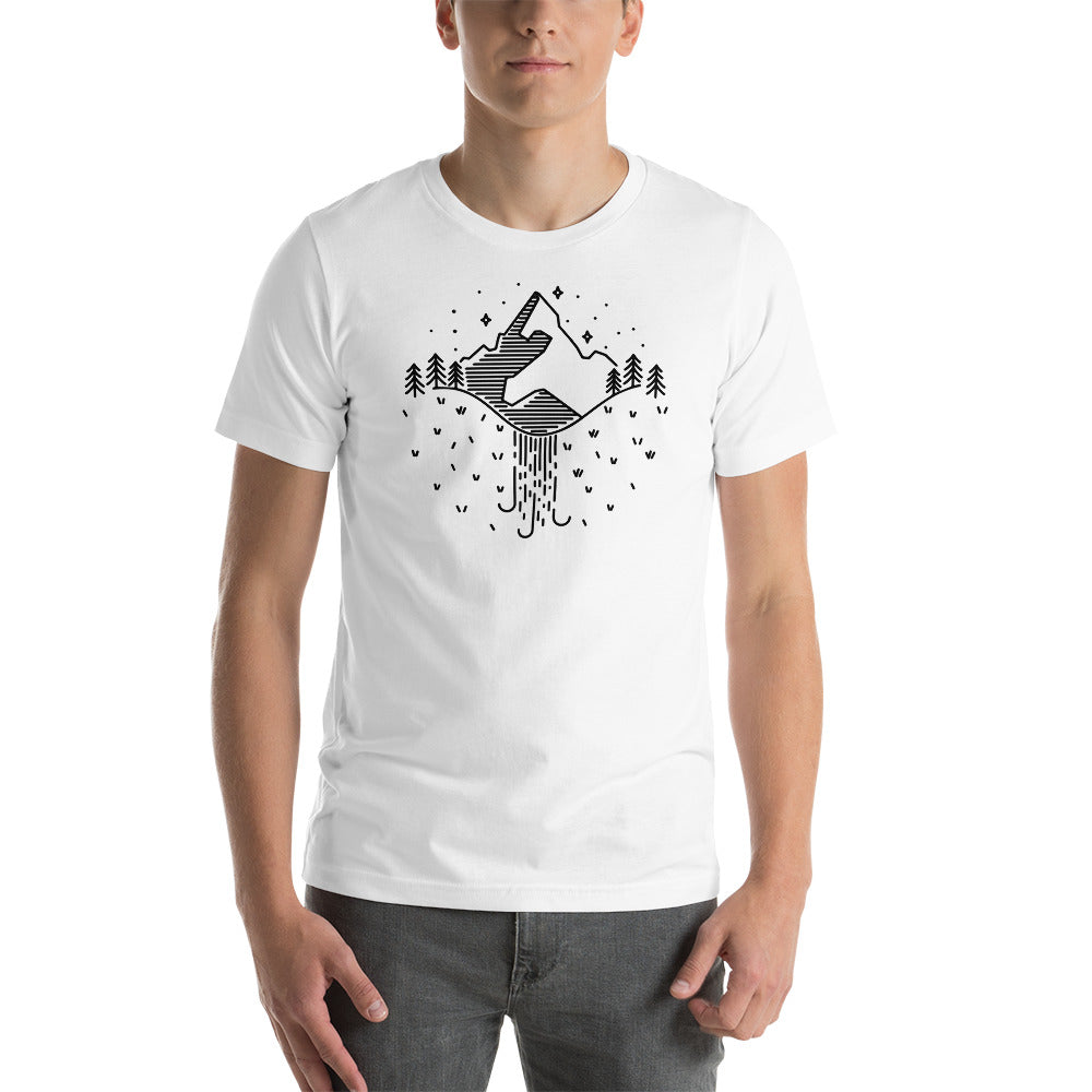 Mountains River Unisex t-shirt