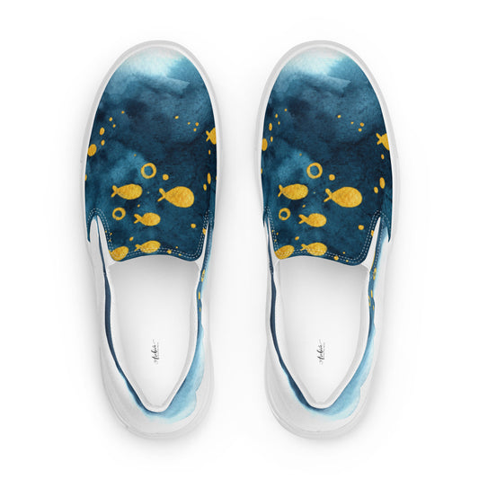 School of Fish Women’s slip-on canvas shoes