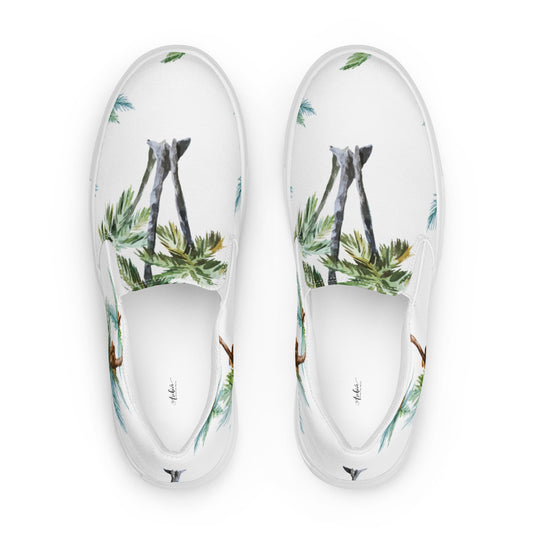 Palm Trees Women’s slip-on canvas shoes