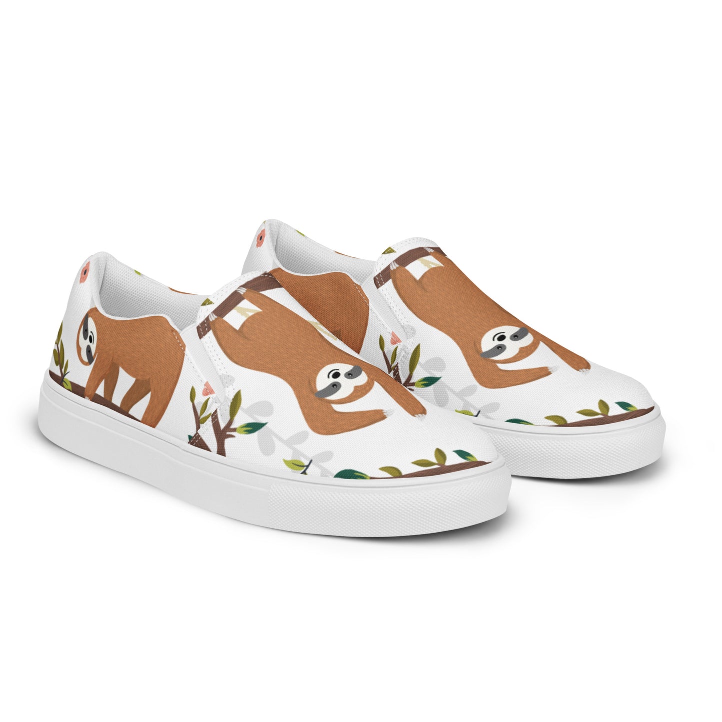 Sloth Women’s slip-on canvas shoes